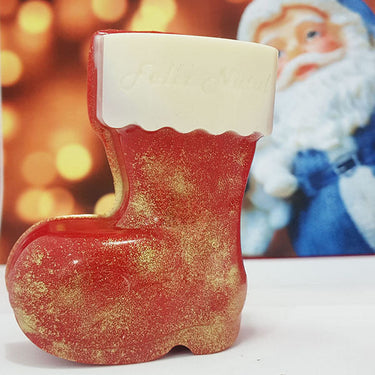 Forma De Chocolate - Forma De Chocolate Especial 3 Partes - Bota Feliz Natal - BWB128